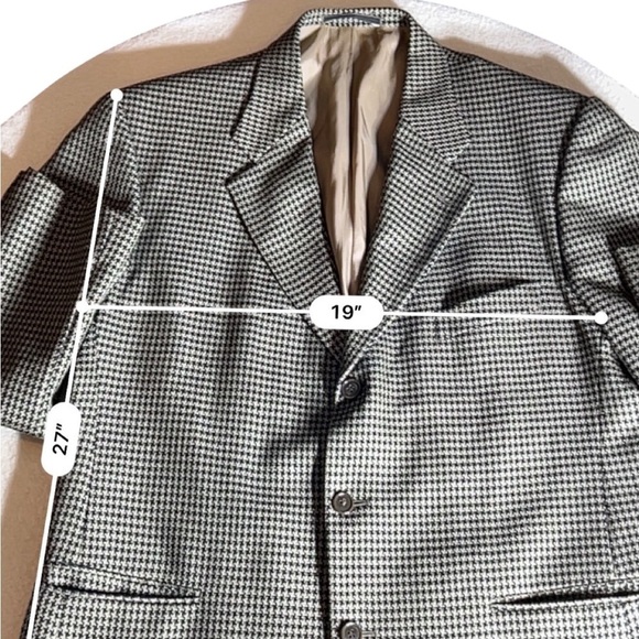 Cecil Gee Houndstooth Blazer - Picture 6 of 7